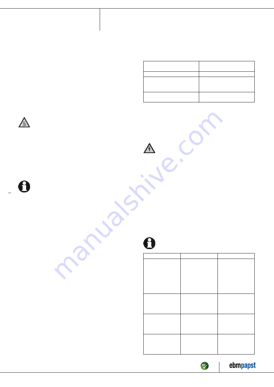 ebm-papst W1G172-EC95-27 Operating Instructions Manual Download Page 9