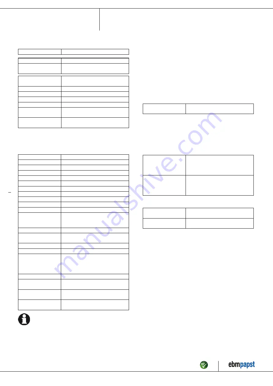 ebm-papst W1G250-HH67-52 Operating Instructions Manual Download Page 5