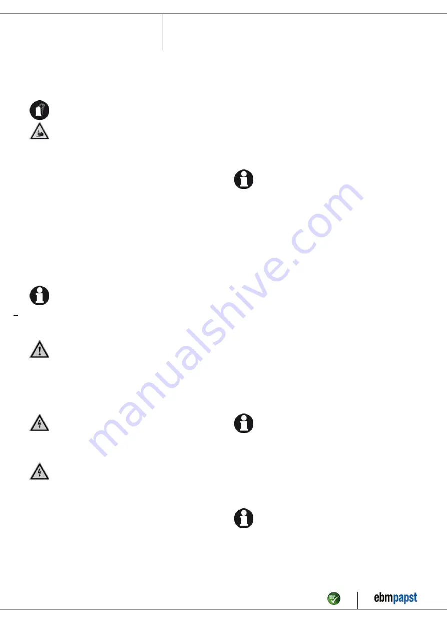 ebm-papst W2E142-BB01-87 Operating Instructions Manual Download Page 6