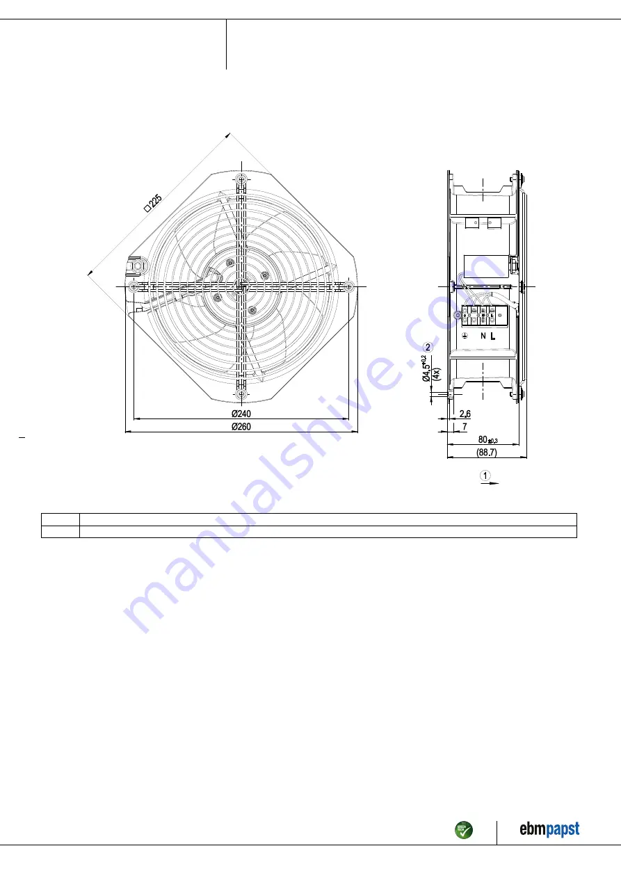 ebm-papst W2E200-HH38-05 Operating Instructions Manual Download Page 4