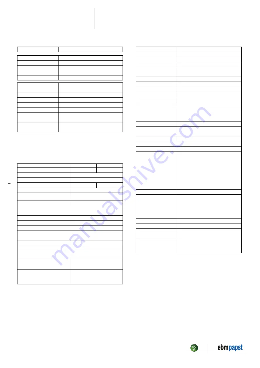 ebm-papst W3G350-SN01-30 Operating Instructions Manual Download Page 5