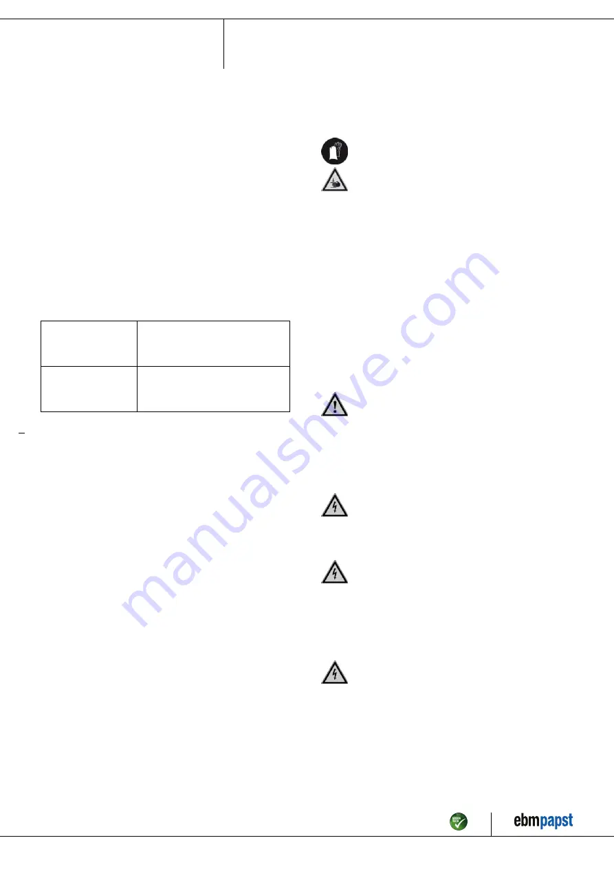 ebm-papst W3G450-CO02-30 Operating Instructions Manual Download Page 6