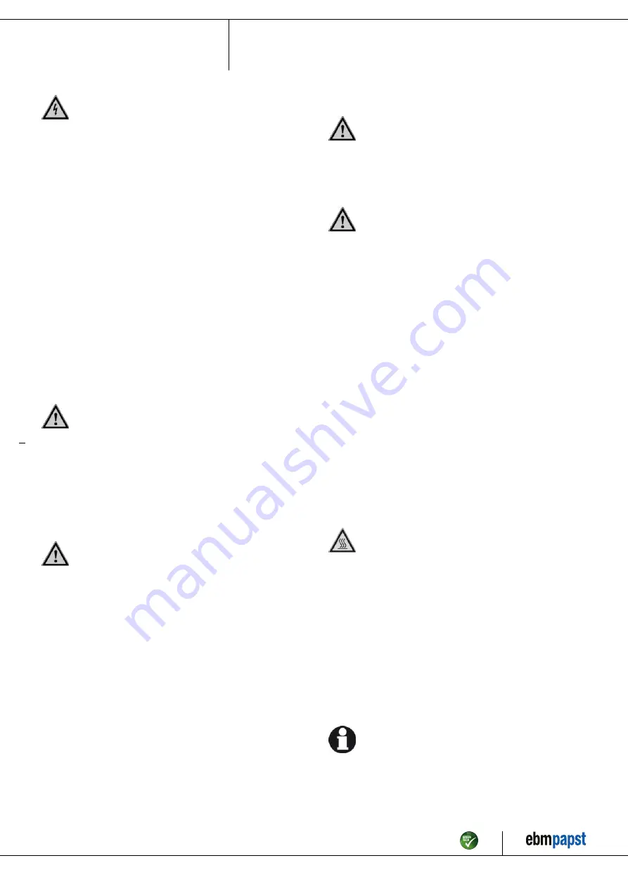 ebm-papst W3G450-ZR75-01 Operating Instructions Manual Download Page 2