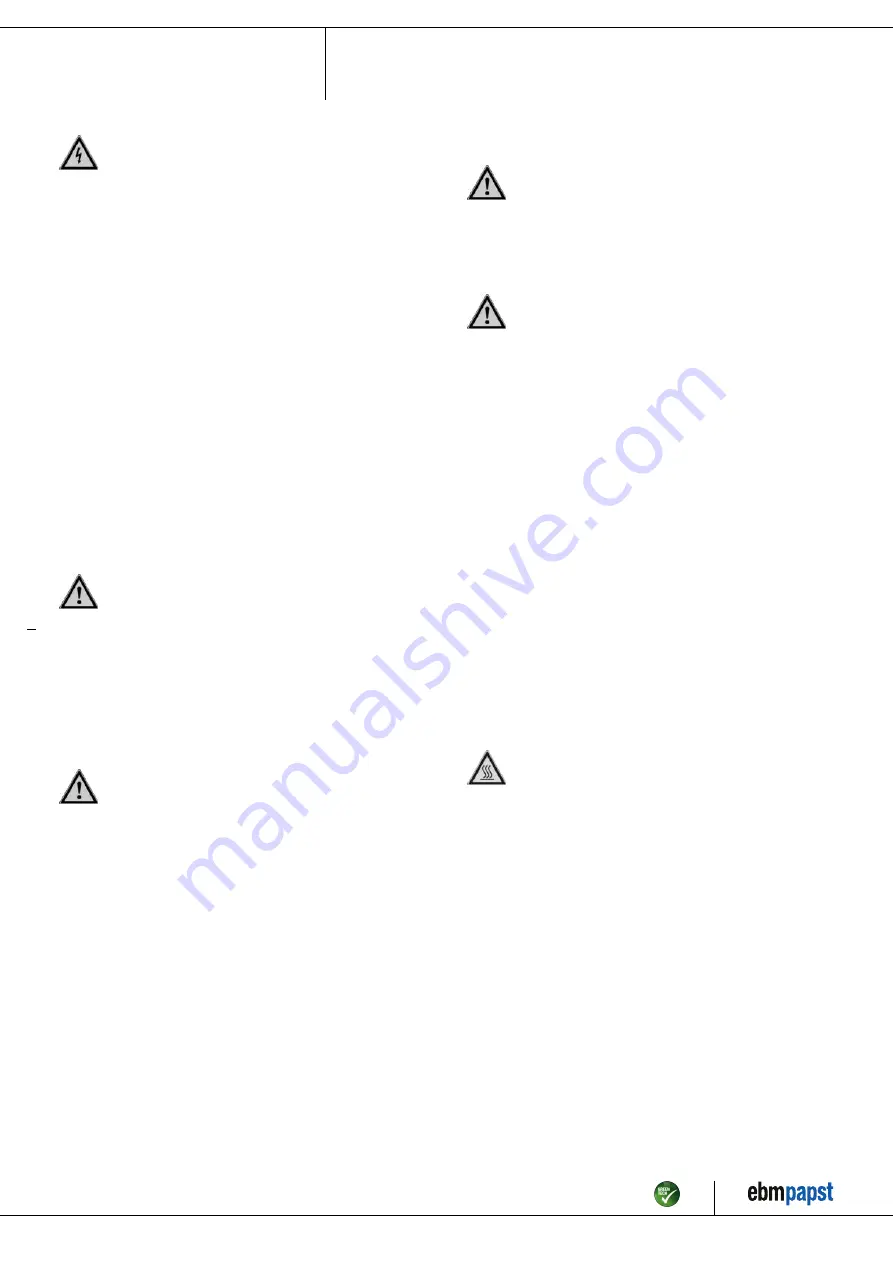 ebm-papst W3G630-GQ37-21 Operating Instructions Manual Download Page 2