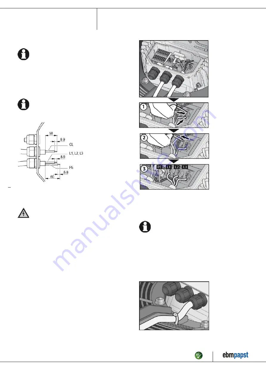 ebm-papst W3G630-GS21-01 Operating Instructions Manual Download Page 8