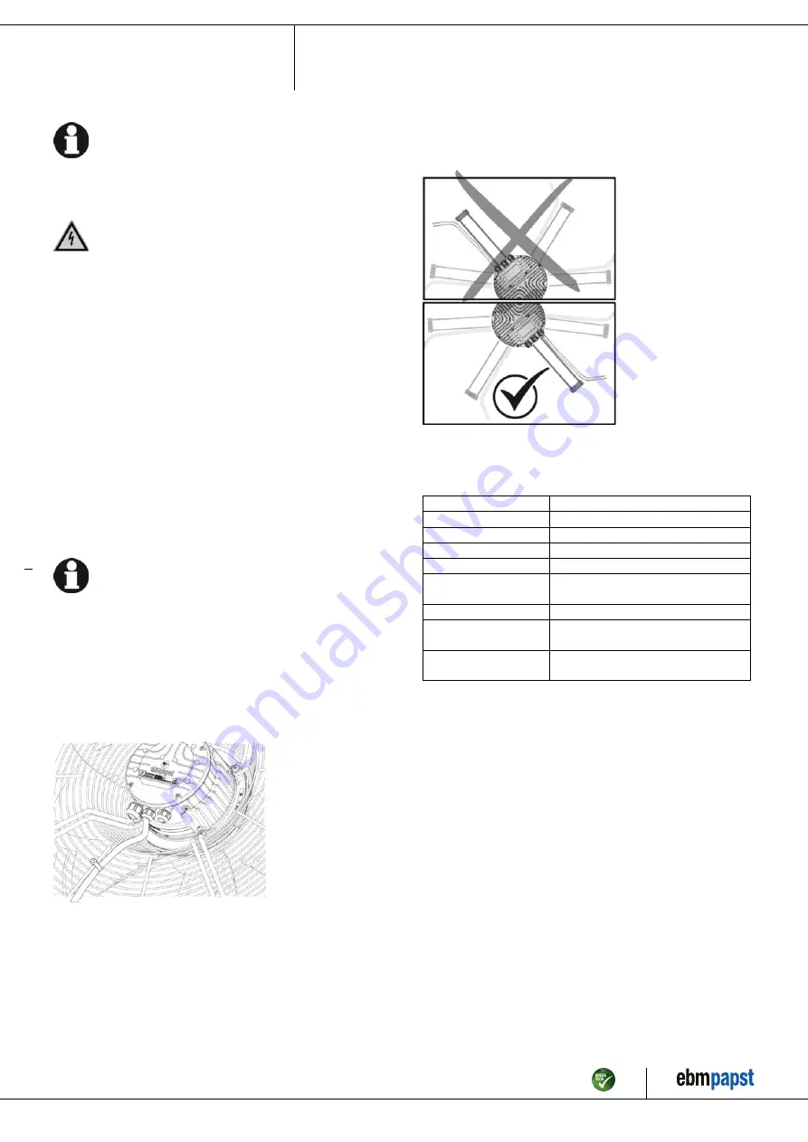 ebm-papst W3G630-NP04-H1 Operating Instructions Manual Download Page 8