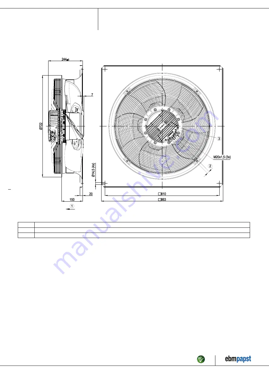 ebm-papst W3G650-CK02-03 Operating Instructions Manual Download Page 4