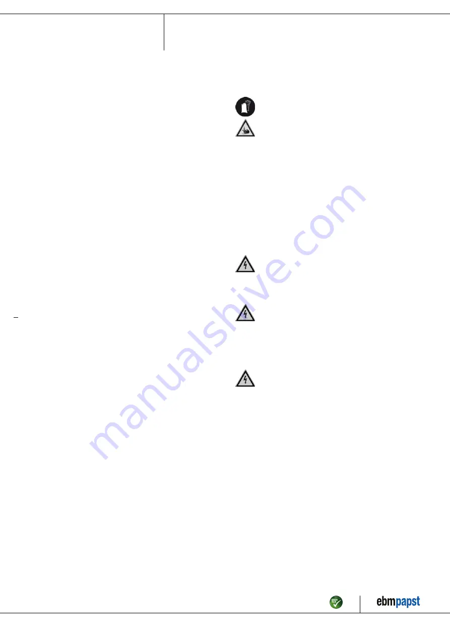 ebm-papst W3G650-CK07-13 Operating Instructions Manual Download Page 6