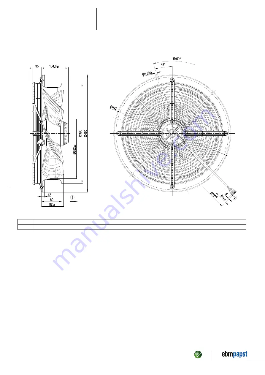 ebm-papst W4D350-CN08-31 Operating Instructions Manual Download Page 4