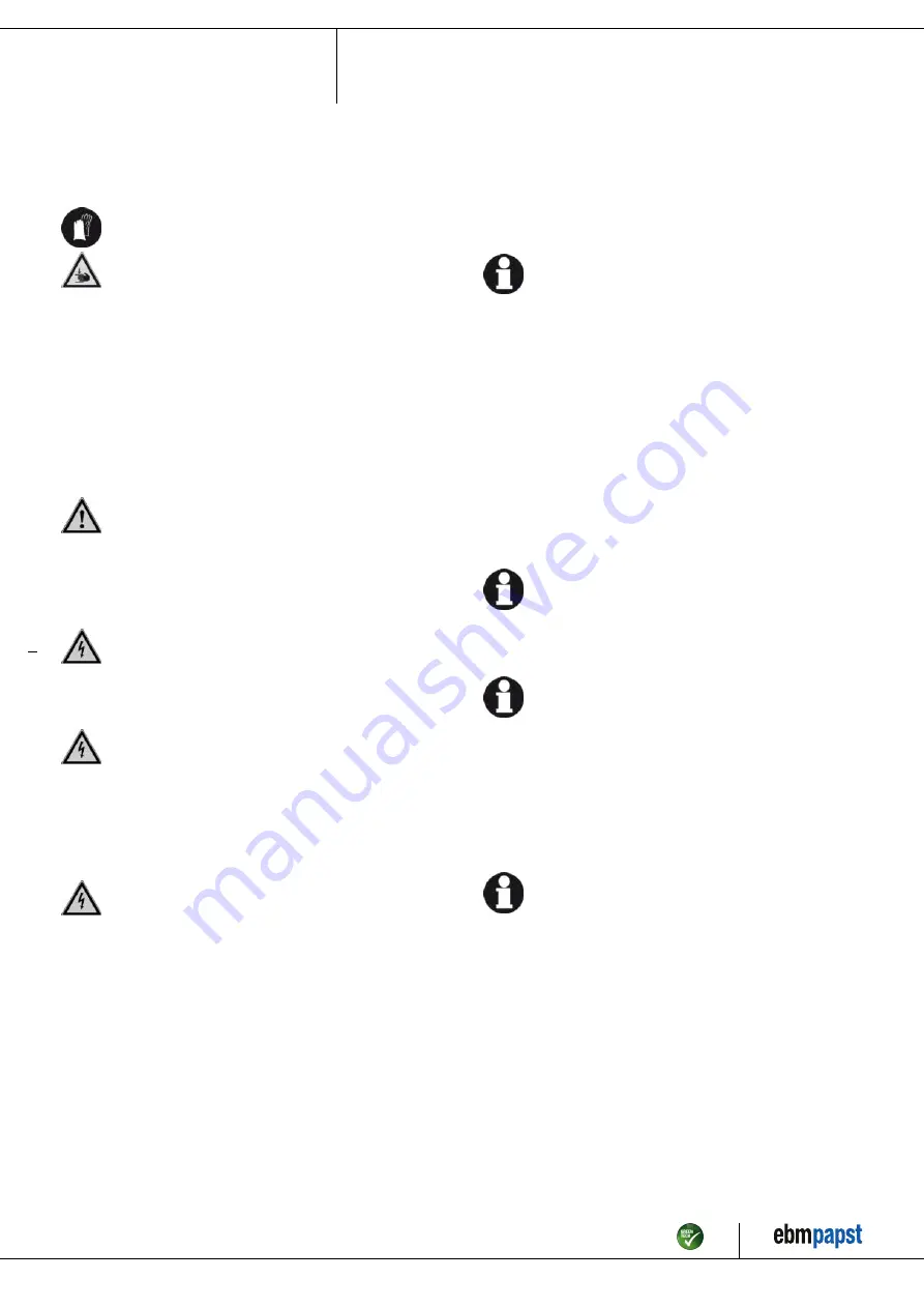 ebm-papst W4D450-CO14-70 Operating Instructions Manual Download Page 6