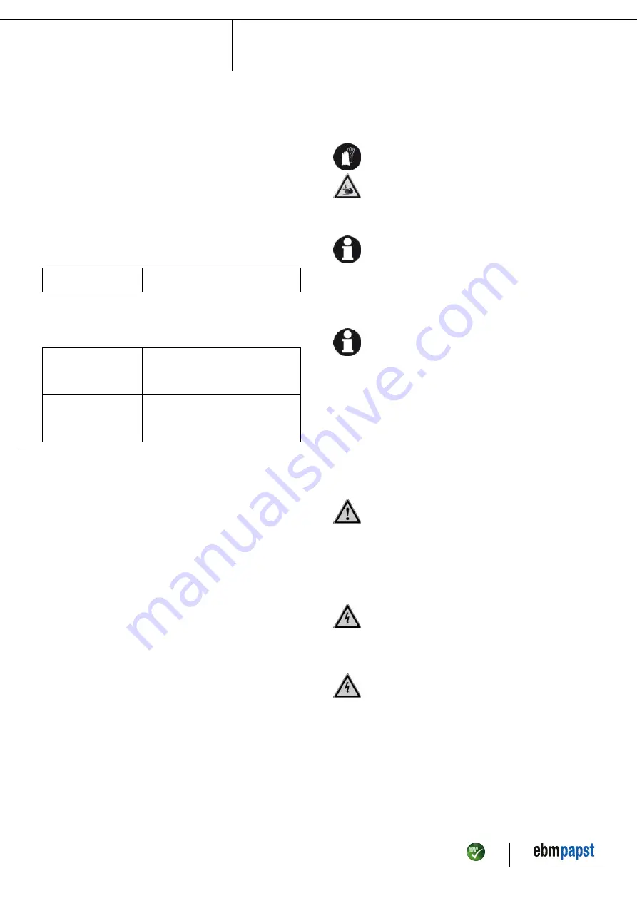 ebm-papst W4D450-CU01-01 Operating Instructions Manual Download Page 6