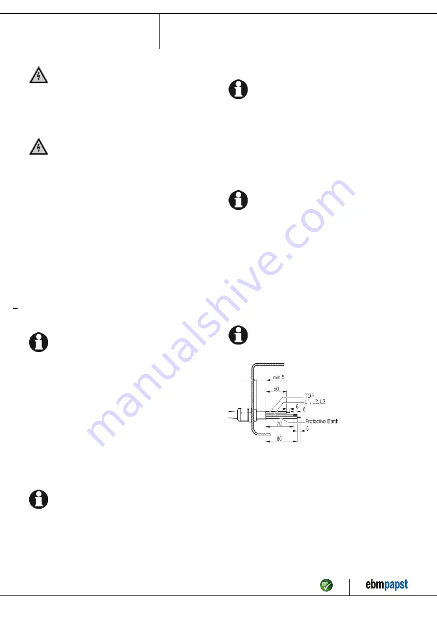 ebm-papst W4D500-GM01-03 Operating Instructions Manual Download Page 7