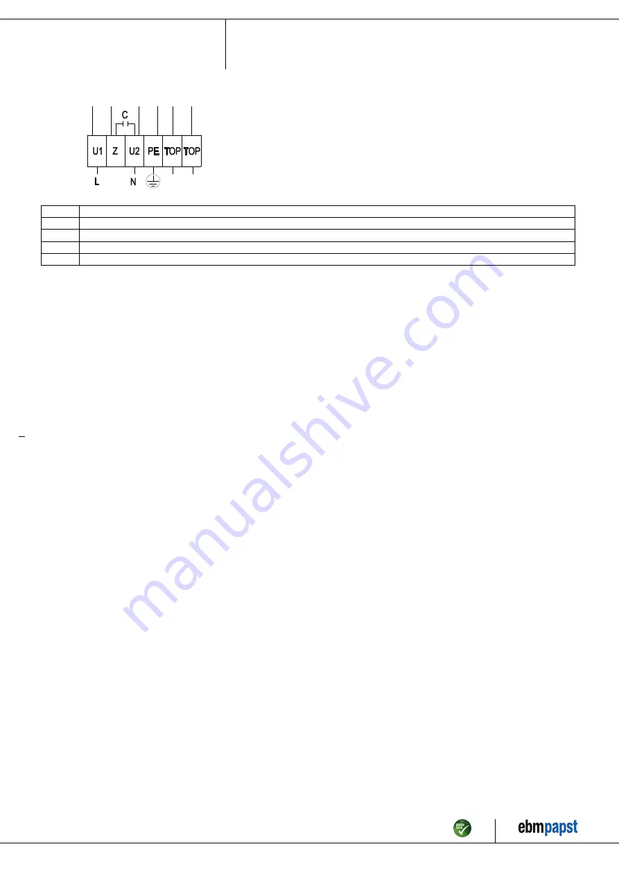 ebm-papst W6E500-CJ03-81 Operating Instructions Manual Download Page 9