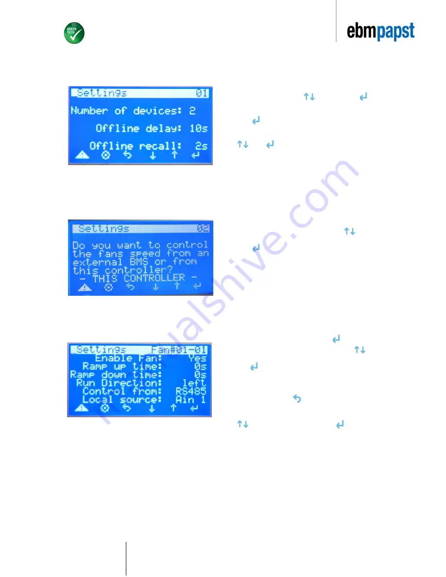 Ebmpapst EC-FAN Operating Manual Download Page 9