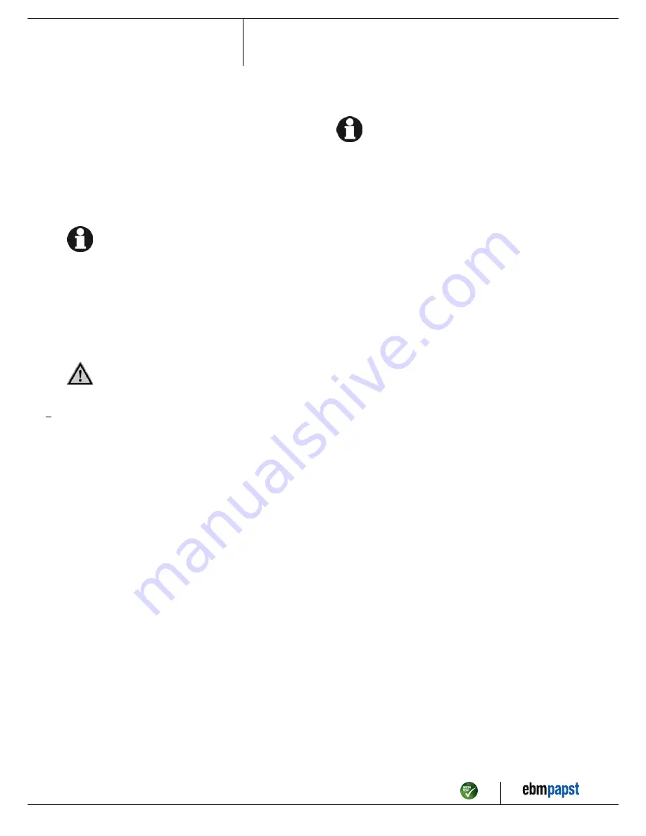 Ebmpapst R3G250-AT39-71 Operating Instructions Manual Download Page 11