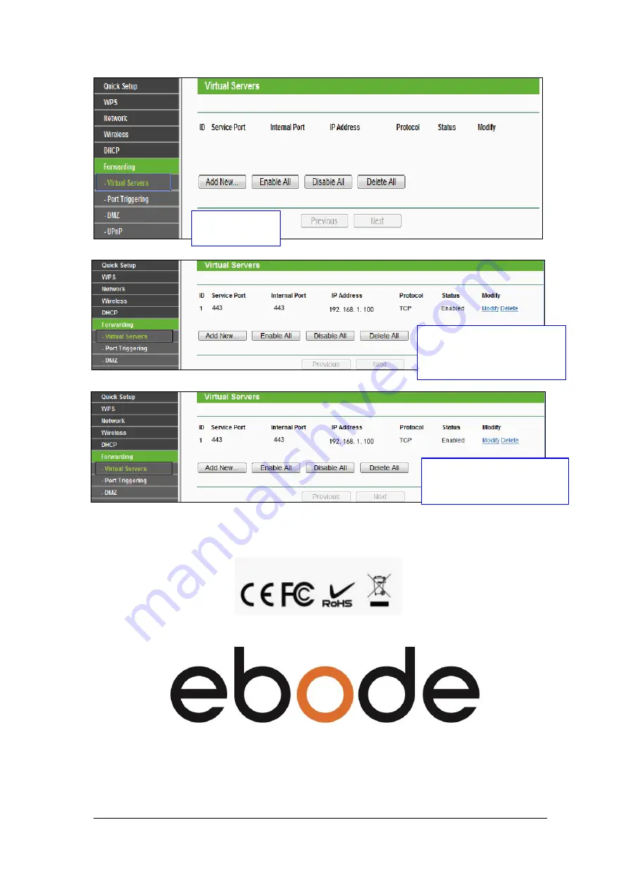 Ebode IPV68P2P Quick Start Manual Download Page 15