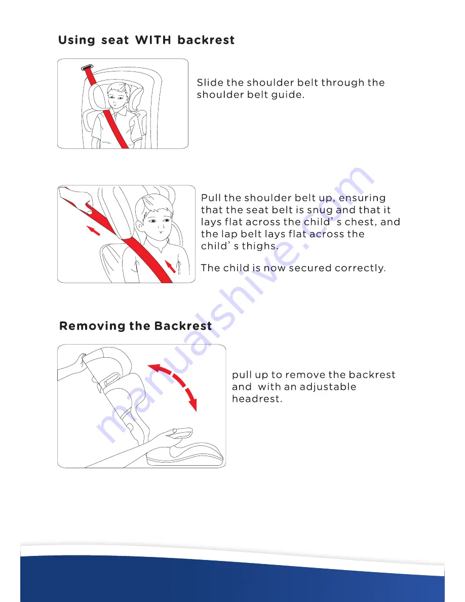 ebony booster seat Instruction Manual Download Page 8