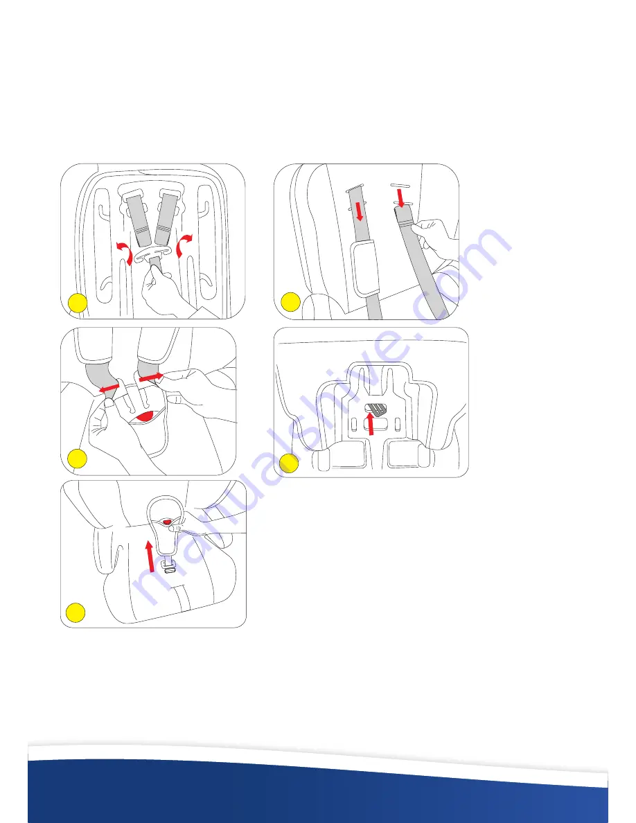 ebony convertible booster Instruction Manual Download Page 8