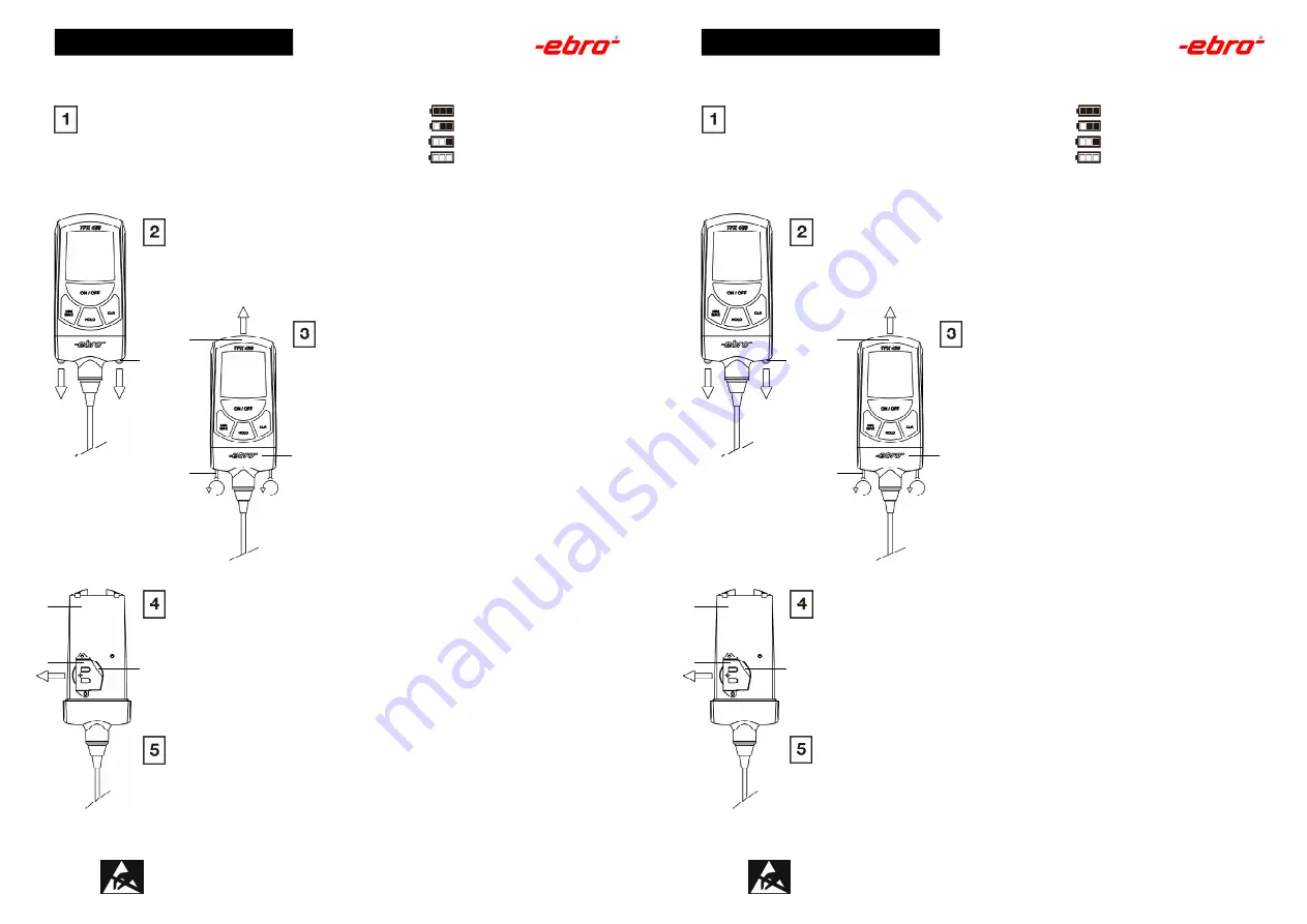 Ebro TFX Series Short Manual Download Page 1