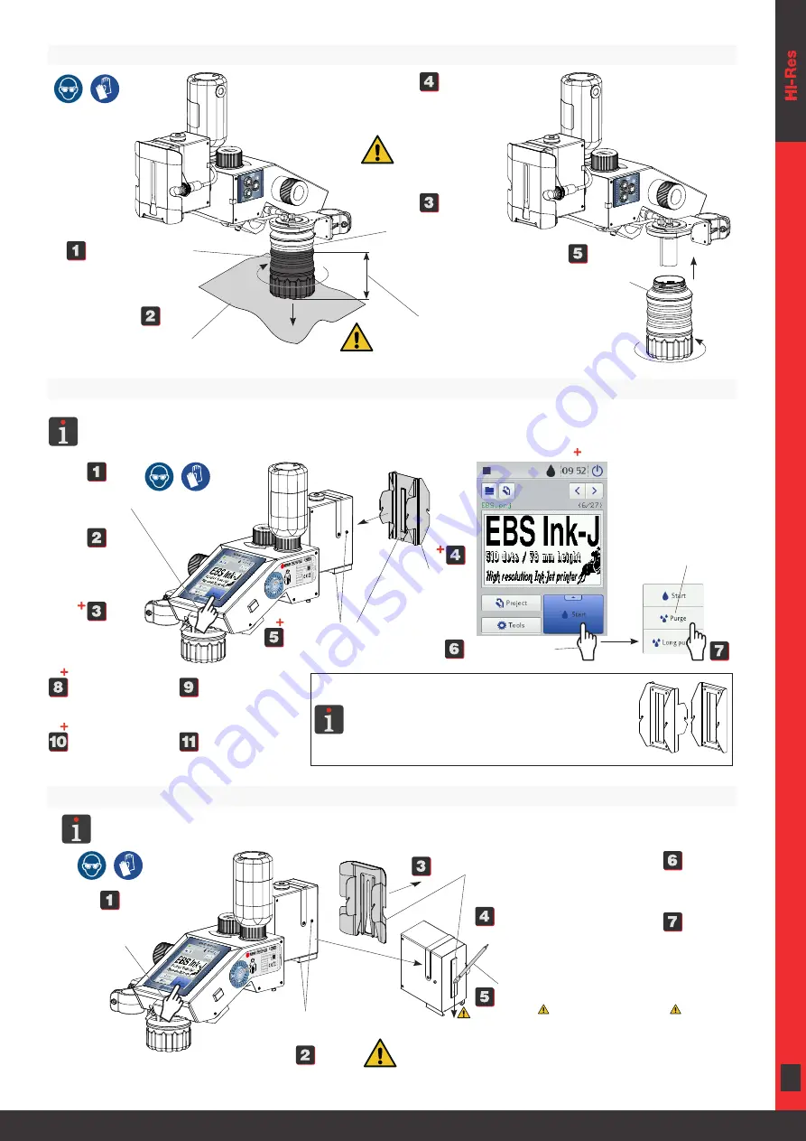 EBS Ink-Jet Systems Hi-Res EBS-2600 Manual Download Page 3