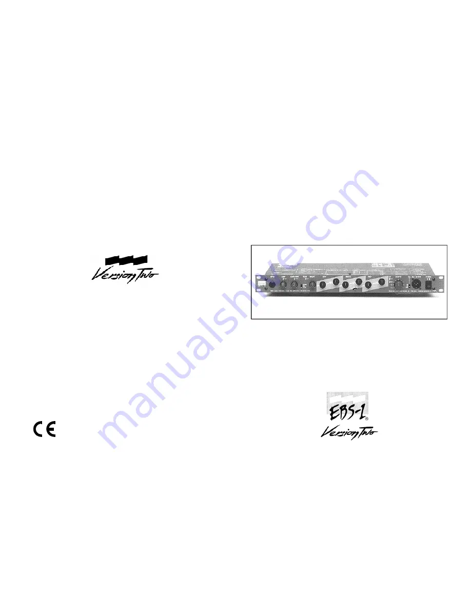 EBS -1 version two User Manual Download Page 1