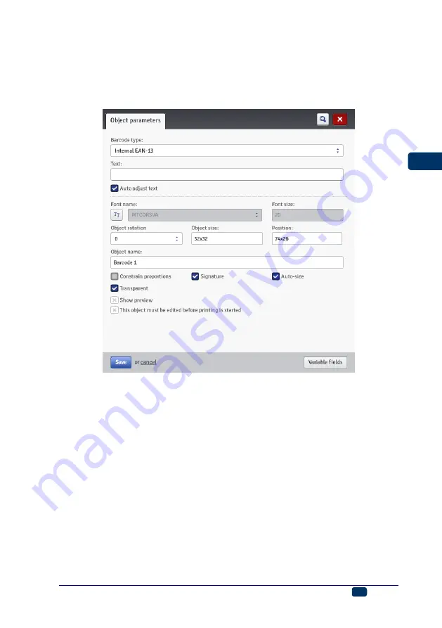 EBS HANDJET -260 Operating Manual Download Page 101