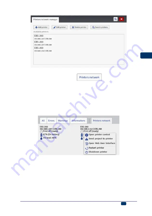 EBS HANDJET -260 Operating Manual Download Page 111