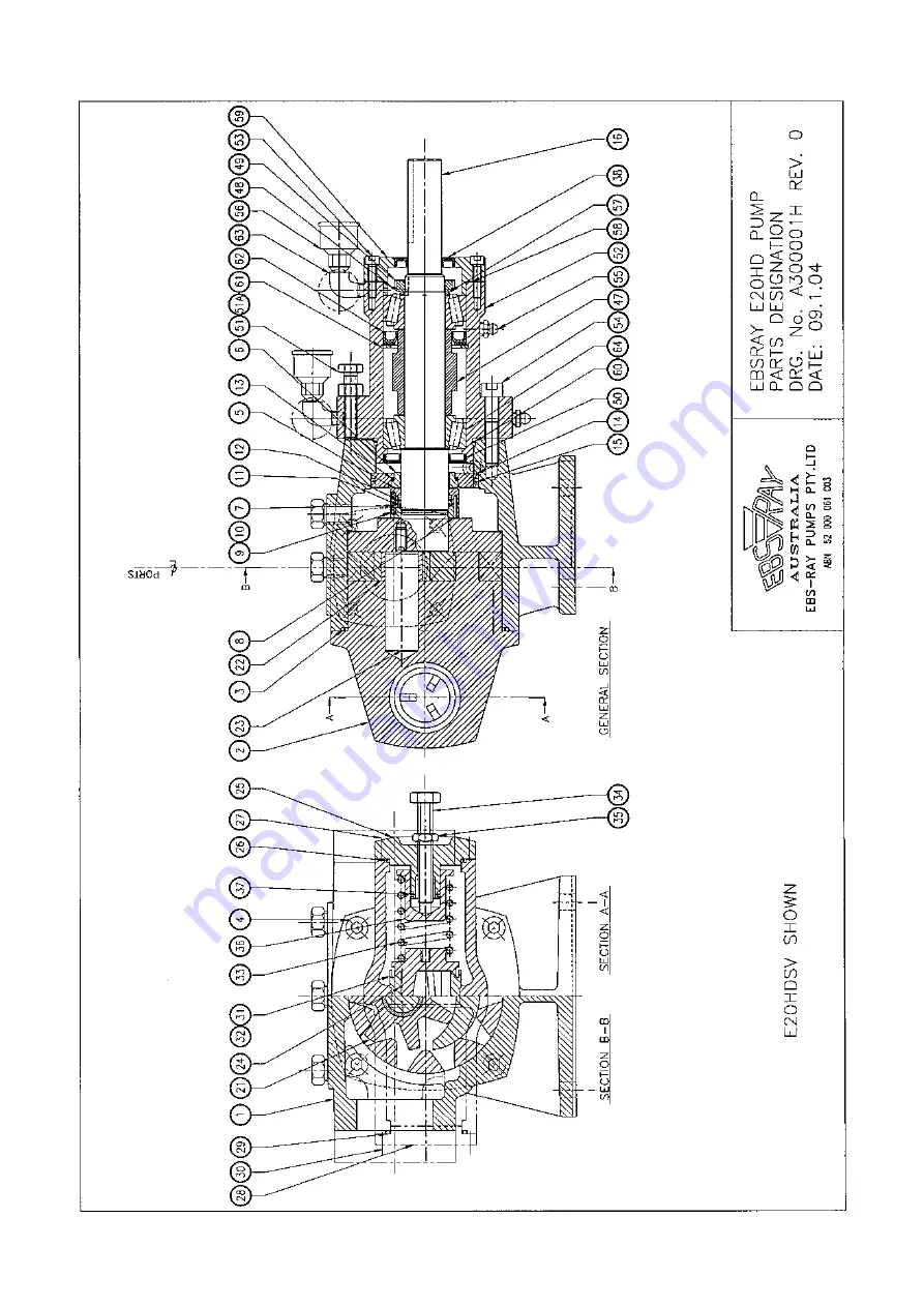 Ebsray E Series Installation, Operation & Maintenance Instructions Manual Download Page 12