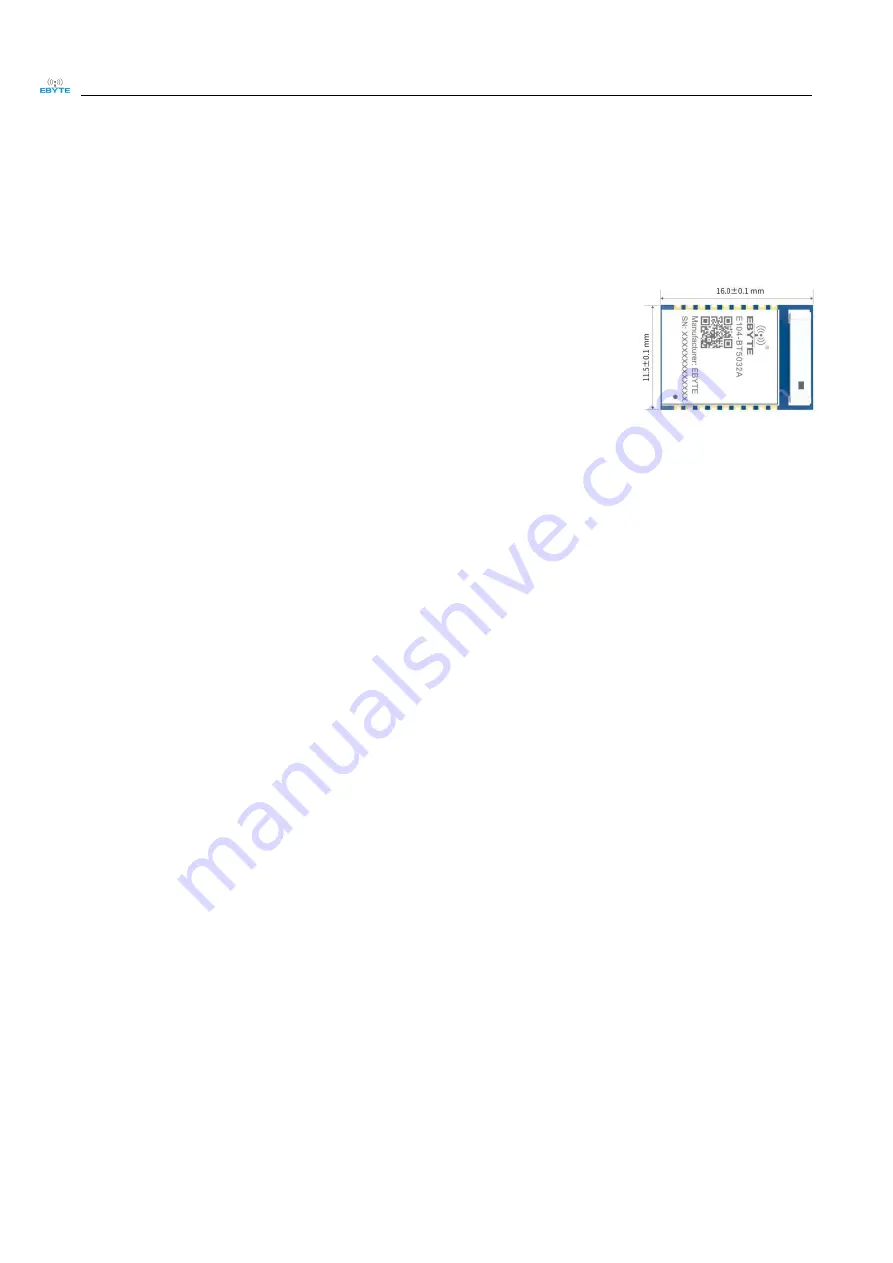 Ebyte E104-BT5010A User Manual Download Page 5