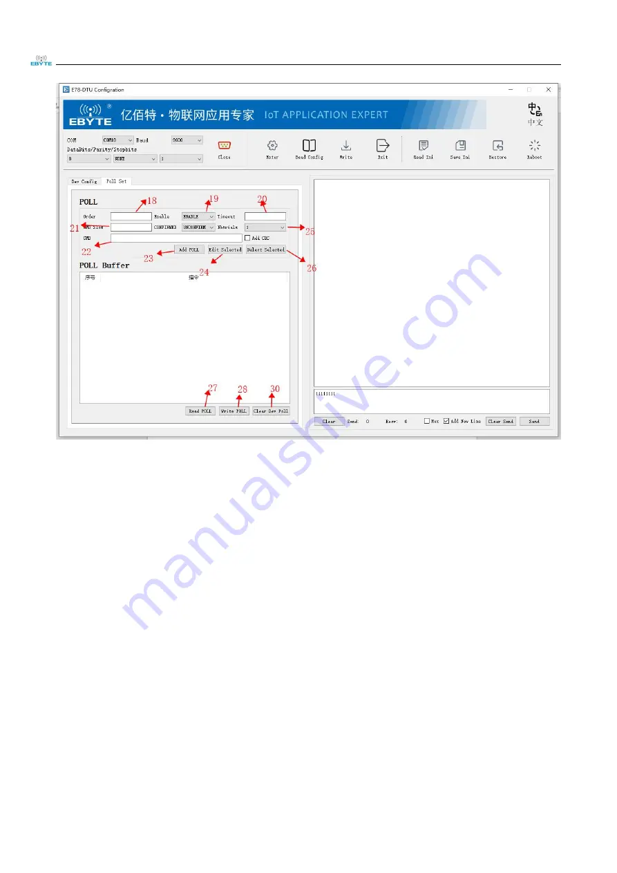 Ebyte E78-DTU(470LN22) User Manual Download Page 20