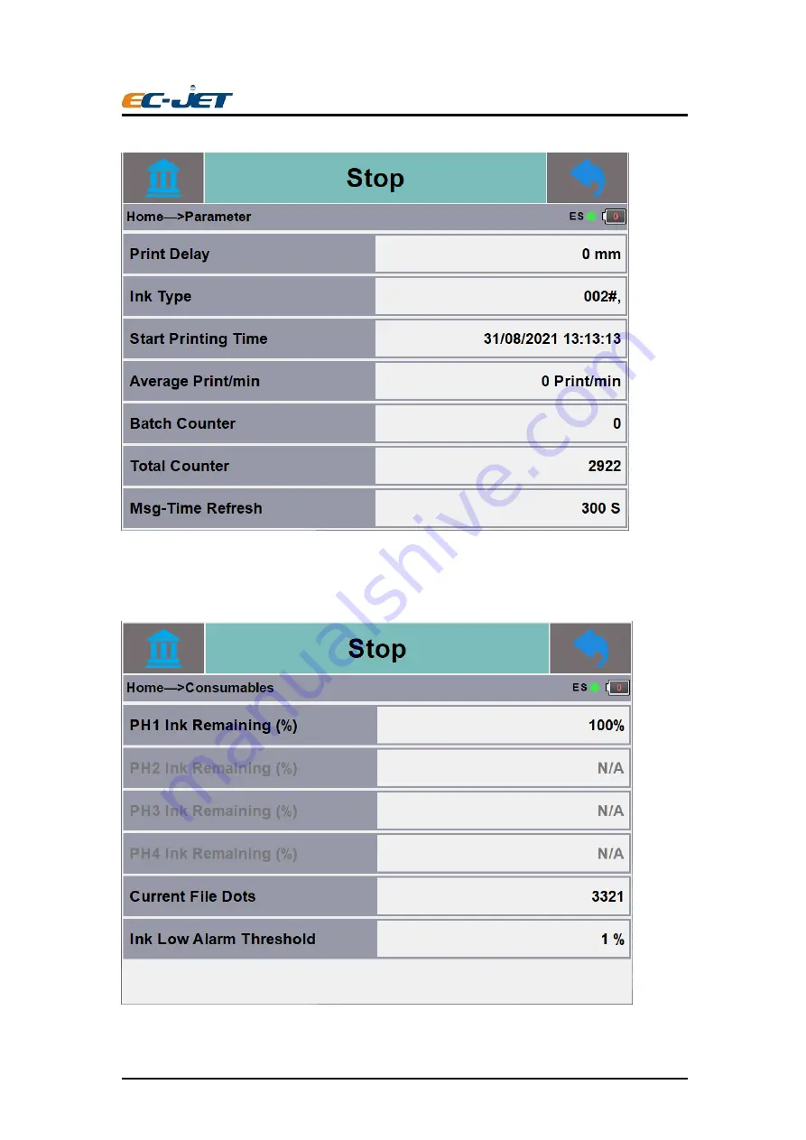 EC-PACK EC-JET ECH200Pro Series User Manual Download Page 17