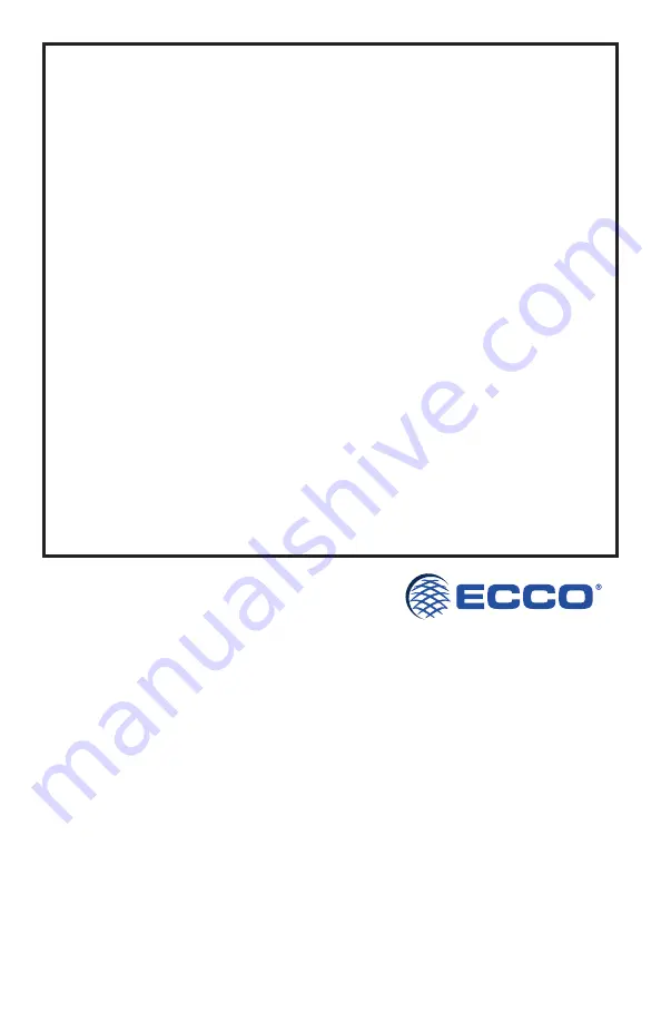 Ecco EB7180 Series Installation And Operation Instructions Manual Download Page 4