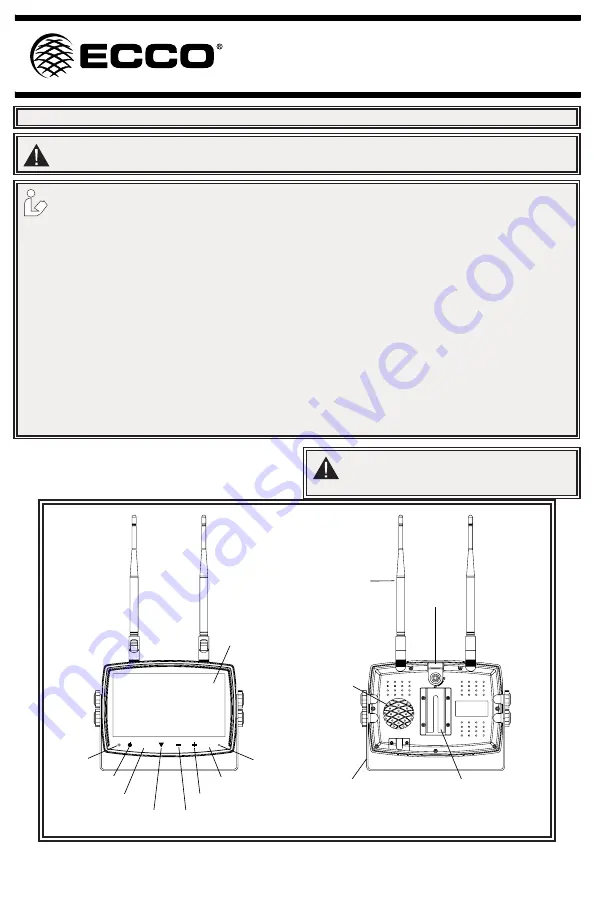 Ecco EC2027-WC2 Installation Instructions Manual Download Page 1