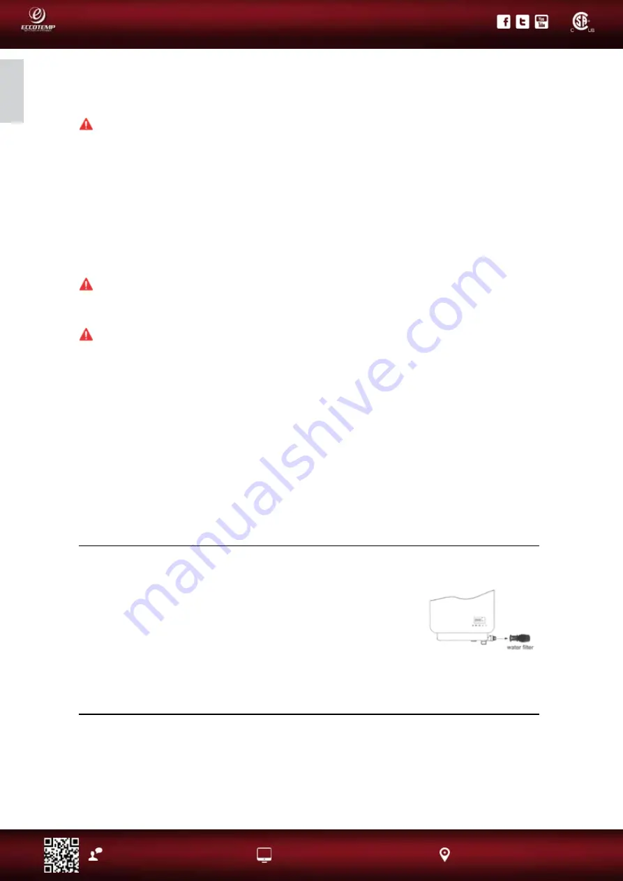 Eccotemp EL22 Series Use & Care Manual Download Page 46