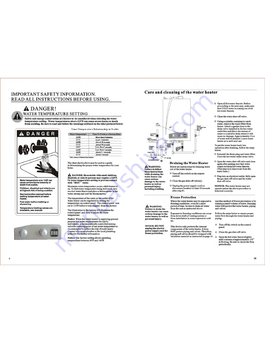 Eccotemp FVI12 Series Use & Care Manual Download Page 5