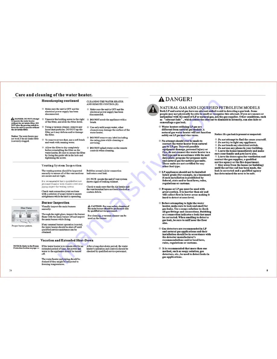 Eccotemp FVI12 Series Use & Care Manual Download Page 6