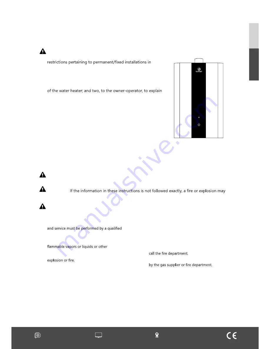 Eccotemp SMARTHOME Installation Use And Care Manual Download Page 3