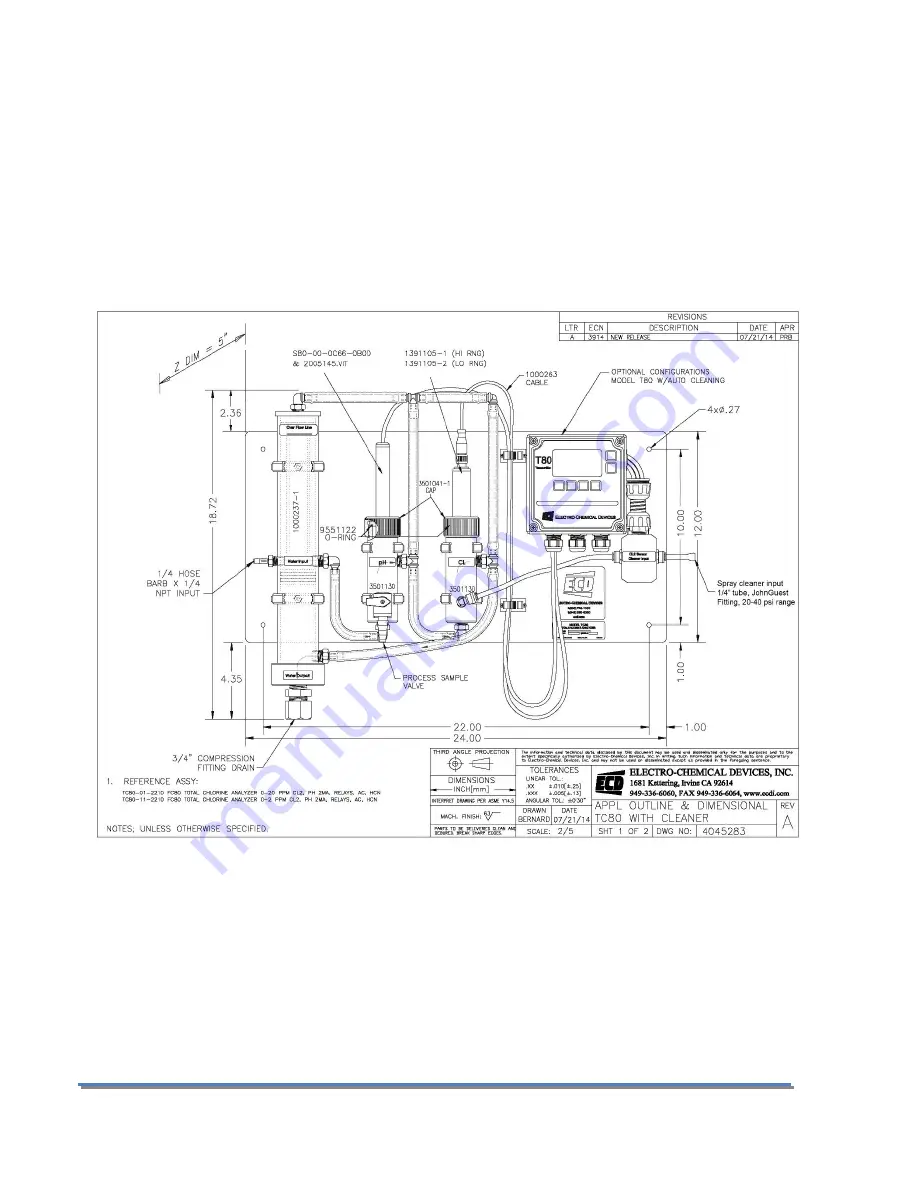 ECD TC80 Instruction Manual Download Page 16