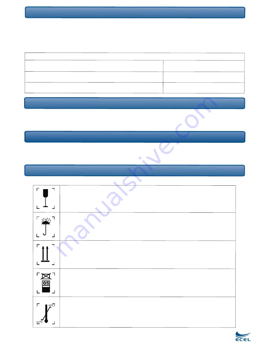 Ecel CURING LIGHT EC 500 Owner'S Manual Download Page 9