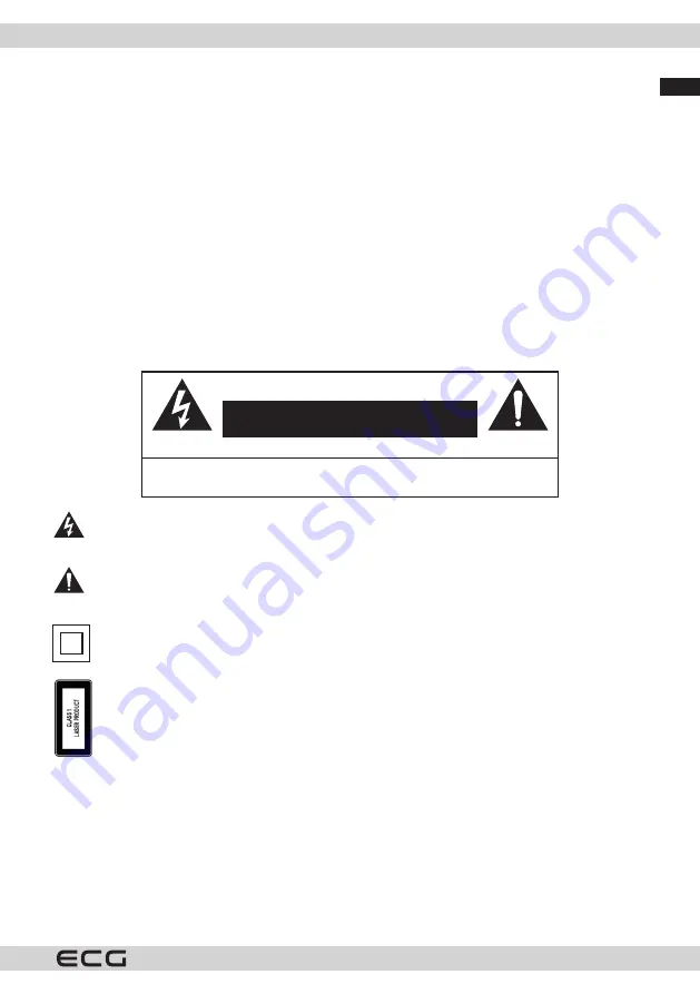 ECG 43FSL231 Instruction Manual Download Page 5