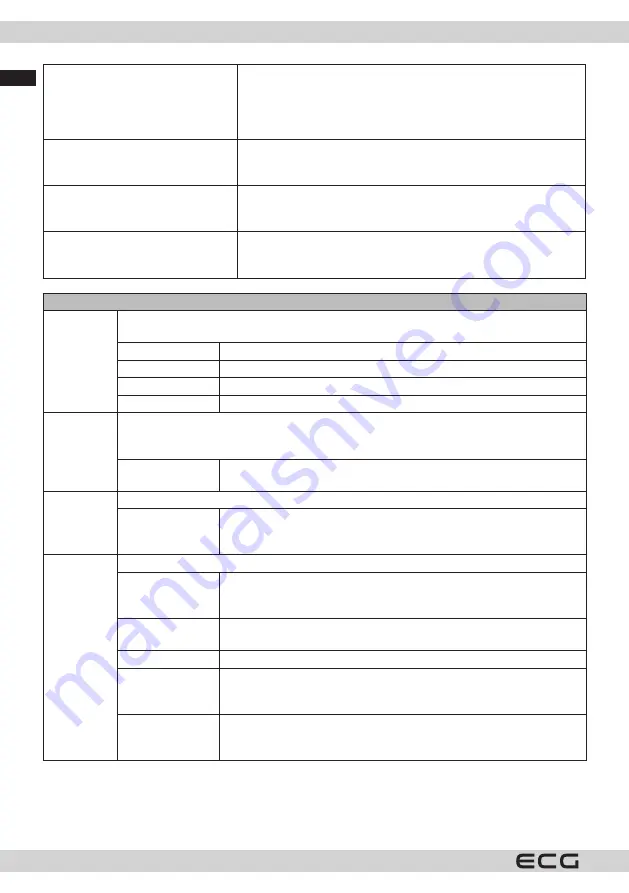 ECG 43FSL231 Instruction Manual Download Page 18