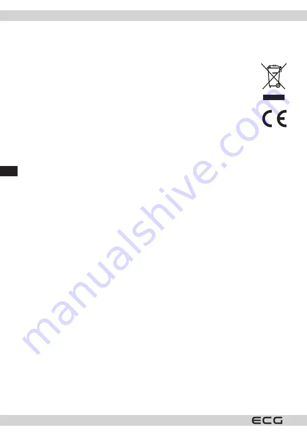 ECG ED 140 BE Instruction Manual Download Page 38