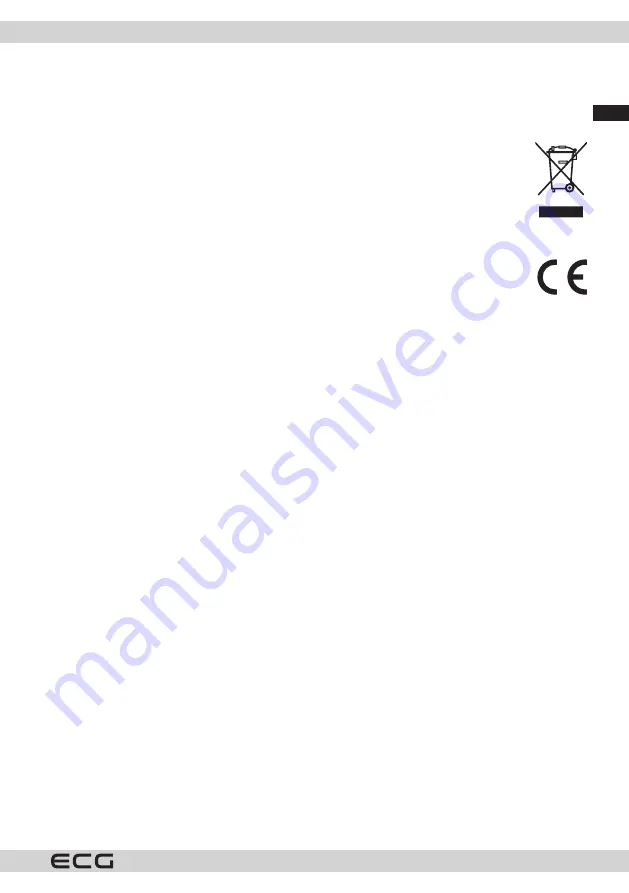 ECG EDF 100243 BlackLine Instruction Manual Download Page 49