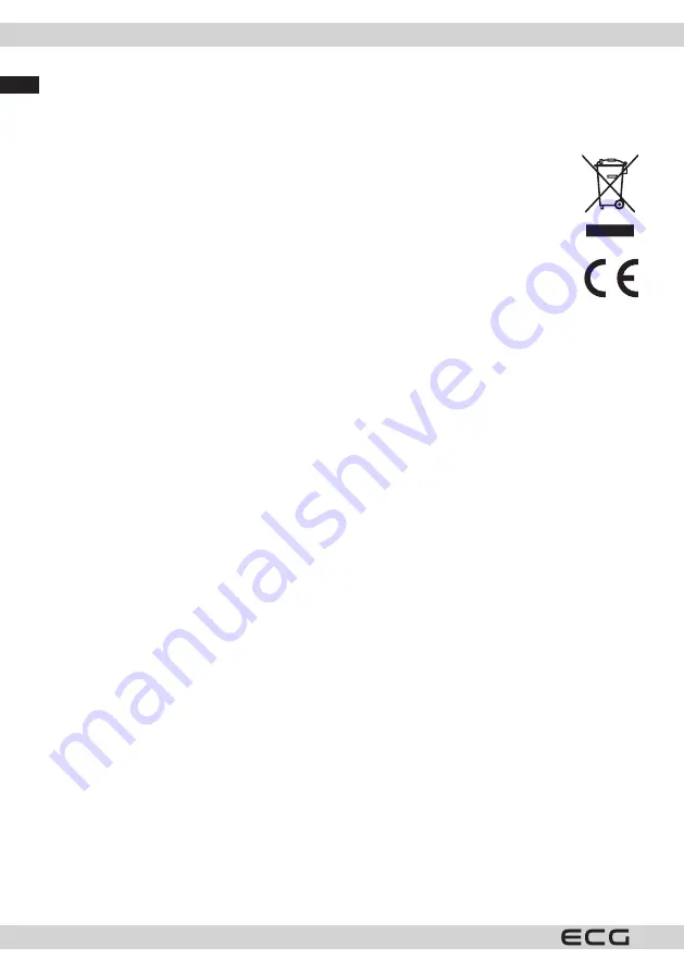 ECG EDF 4527 QWA++ Instruction Manual Download Page 26