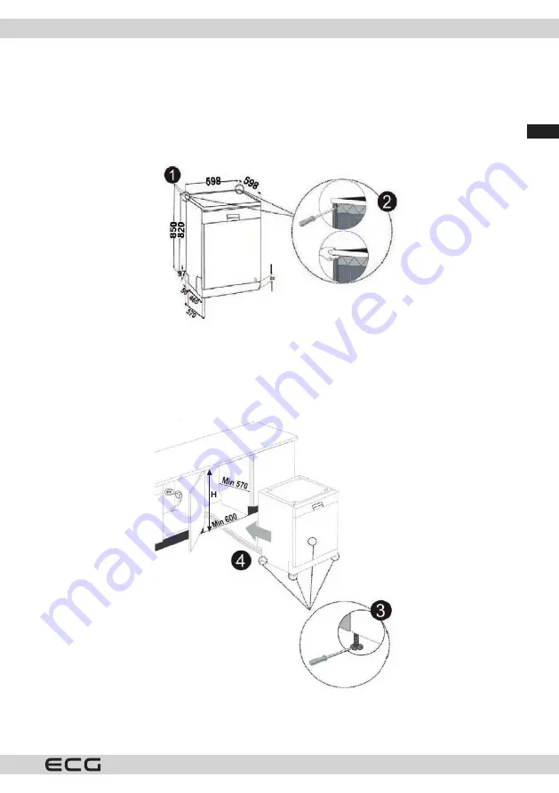 ECG EDF 6023 WE Скачать руководство пользователя страница 51