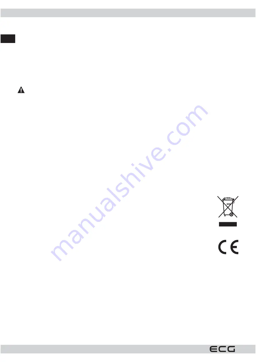 ECG EDF 6026 QXA++ Скачать руководство пользователя страница 24