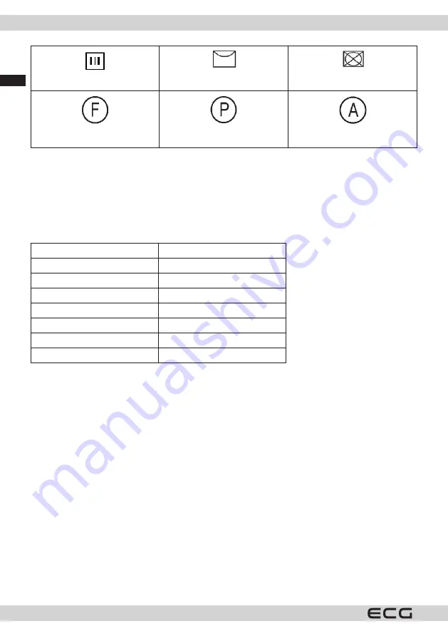 ECG EWF 601000 BlackLine Скачать руководство пользователя страница 40