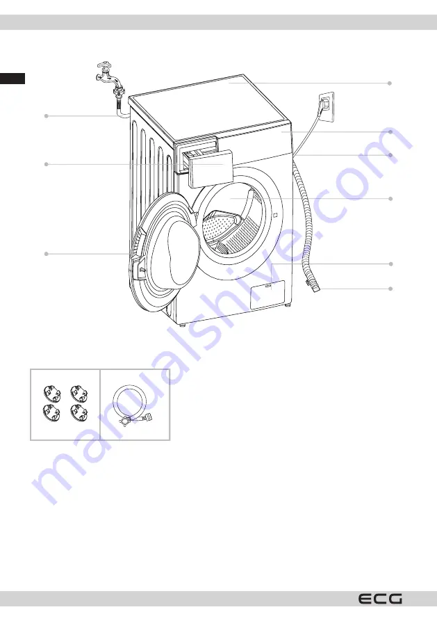 ECG EWFS 1063 DE Скачать руководство пользователя страница 28