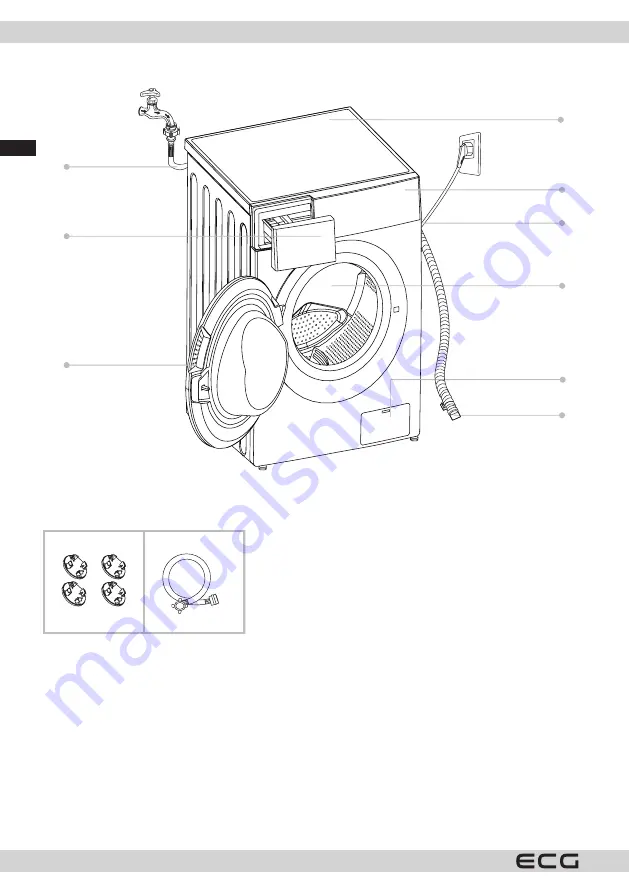 ECG EWFS 1063 DE Скачать руководство пользователя страница 48