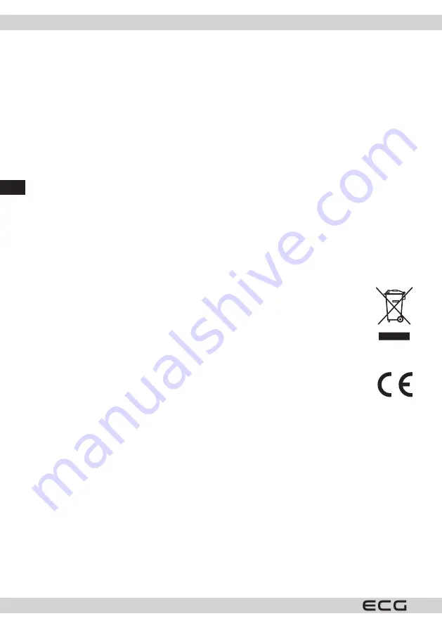 ECG RK 2010 Instruction Manual Download Page 22